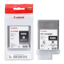 CANON PFI-102MBK CART. INK JET NERO OPACO ORIG.