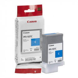 CANON PFI-107C CARTUCCIA INK JET CIANO ORIGINALE