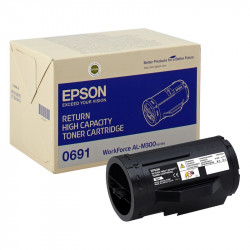 EPSON 0691 TONER RETURN NERO H.C. ORIGINALE 10K