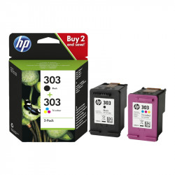 HP 303 COMBO PACK (NERO+TRICROMIA) ORIGINALE