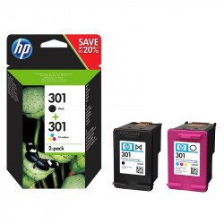 HP 301 COMBO PACK (NERO+TRICROMIA) ORIGINALE