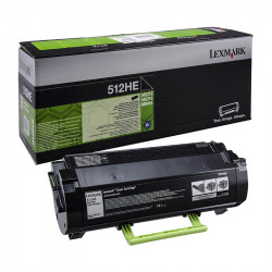 LEXMARK 512HE TONER RETURN NERO H.C. ORIGINALE 5K