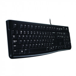 LOGITECH K120 TASTIERA CABLATA USB NERO