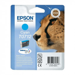 EPSON T0712 GHEPARDO CARTUCCIA INK JET CIANO ORIG.