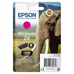 EPSON 24 ELEFANTE CART. INKJET MAGENTA ORIGINALE