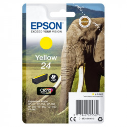 EPSON 24 ELEFANTE CART. INKJET GIALLO ORIGINALE