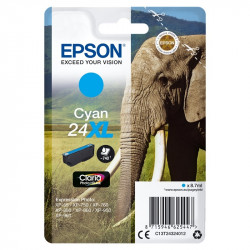 EPSON 24XL ELEFANTE CART. INK JET CIANO XL ORIG.