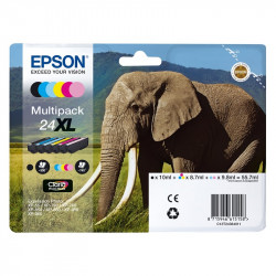 EPSON 24XL ELEFANTE MULTIPACK 6 COLORI XL ORIG.