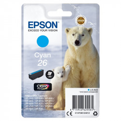 EPSON 26 ORSO POLARE CART. INK JET CIANO ORIG.