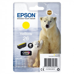 EPSON 26 ORSO POLARE CART. INK JET GIALLO ORIG.