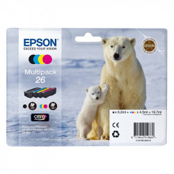 EPSON 26 ORSO POLARE MULTIPACK BK/C/M/Y ORIGINALE