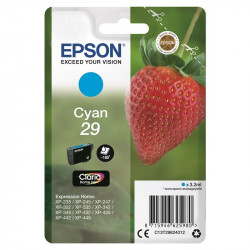 EPSON 29 FRAGOLA CARTUCCIA INK JET CIANO ORIGINALE