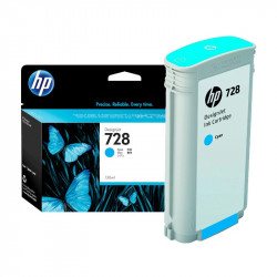 HP 728 DESIGNJET CART. INK CIANO ORIG. 130ml