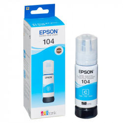 EPSON 104 FLACONE INCHIOSTRO ECOTANK CIANO ORIG.