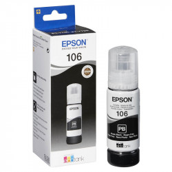 EPSON 106 FLACONE INCHIOSTRO ECOTANK NERO FOTO OR.