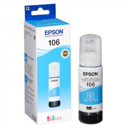 EPSON 106 FLACONE INCHIOSTRO ECOTANK CIANO ORIG.