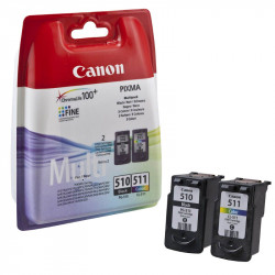 CANON PG-510/CL-511 MULTIPACK NERO+COLORE ORIG.