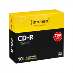 CD-R 80 INTENSO 700MB 52X SLIMCASE CONF. DA 10
