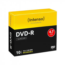 DVD-R INTENSO 4.7GB 16X SLIMCASE CONF. DA 10