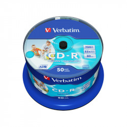 CD-R VERBATIM PRINT. 700MB CAMPANA 50 Pz. 43438